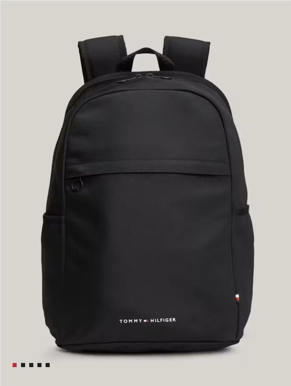 Tommy Hilfiger Signature Tape Zip Pull Backpack NWT $110